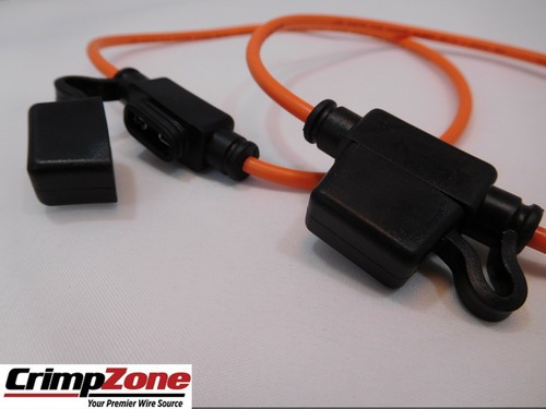 MINI ATM 16 AWG 10 AMP Inline Sicherungshalter - Water Resist Cap - Bild 1 von 6