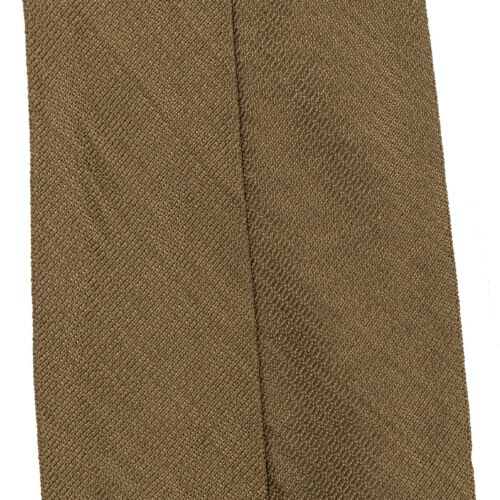 Original British Army Rayon Officer Neck Tie- Khaki- Mid 1940's-WW2- Surplus - Picture 3 of 3