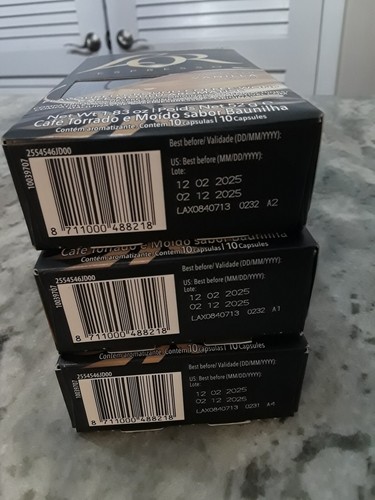 LOT OF 3 L'OR Espresso Vanilla, 10ct Boxes EXPIRED 02/12/2025 - Picture 6 of 6