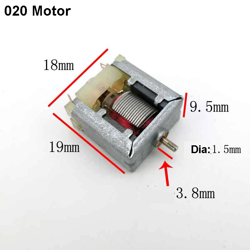 Magnetic DC Coreless Micro Motors Assortment Kit for Toy Ship Boats Model 7pcs  - Image 4 of 4