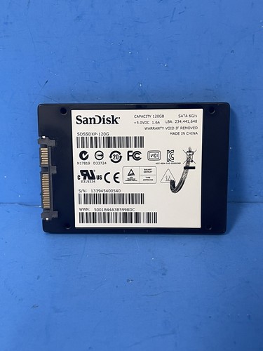 SANDISK EXTREME II SSD 120GB SATA SDSSDXP-120G - Picture 2 of 3