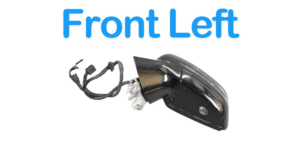 12-18 Mercedes CLS550 W218 Front Left Side Rear View Mirror w/ Blind Spot Oem - Image 3 of 4