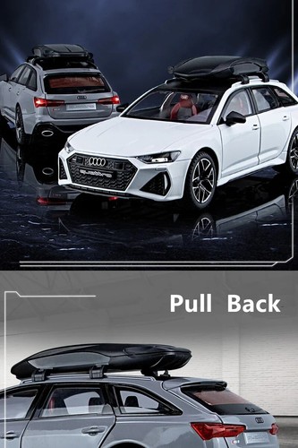 1:24 Audi RS6 Avant Station Wagon Diecast Car Model - Picture 12 of 50