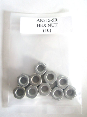 AN315-5R Hex Nut 5/16-24
