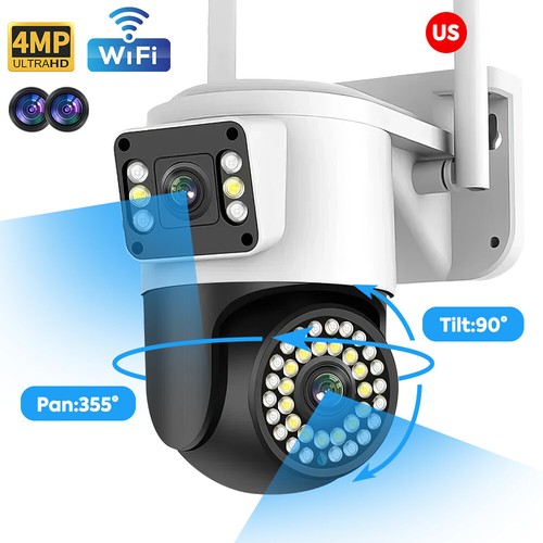 Dual Lens HD 1080P WiFi IP Camera Wireless Outdoor CCTV PTZ Home Security IR Cam - Picture 17 of 17