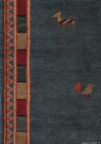 Stunning Tribal oriental rug Runner new Gabbeh Hand knotted motifs New 2.6x5.11 - Picture 3 of 8