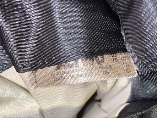 Bill Blass Vintage Black Gray Herringbone Tweed 100% Wool Blazer Mens Sz 38/40 - Picture 10 of 10