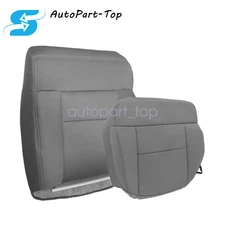 Fits For 2006 2007 Ford F150 Cloth Seat Cover Driver Bottom & Top Back Gray US