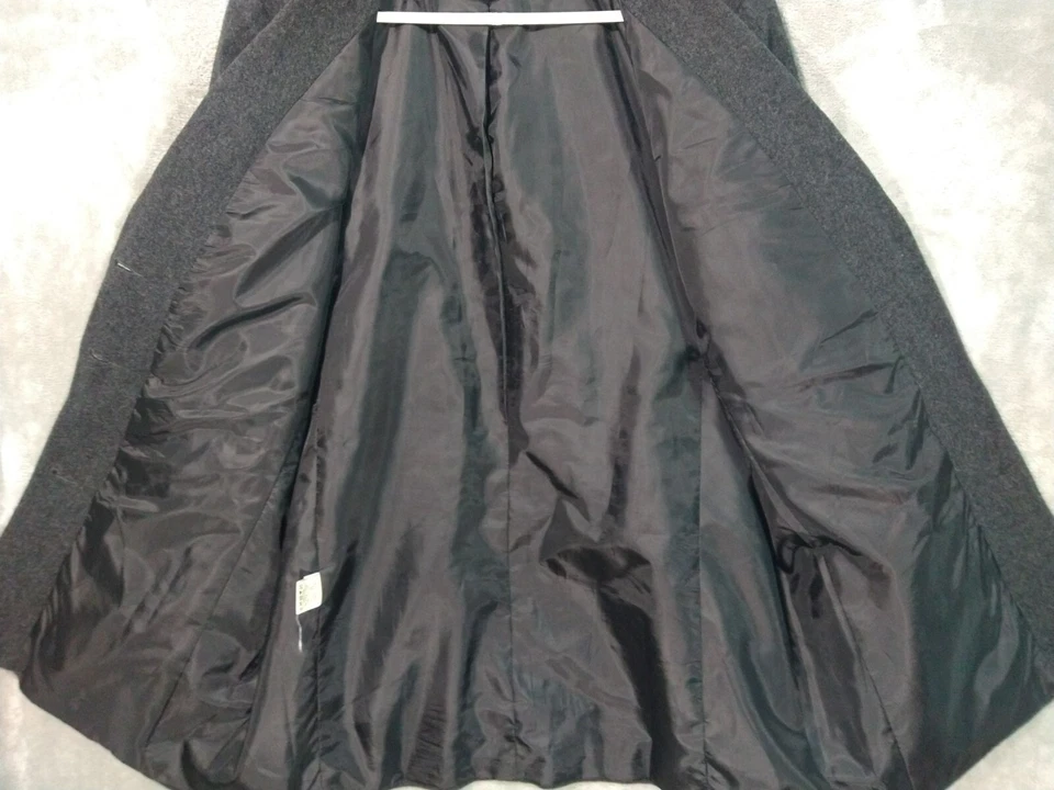 Blazer Eddie Bauer Mujer Grande Alto Gris Lana Tres Botones Chaqueta Deportiva Foto 3 de 4