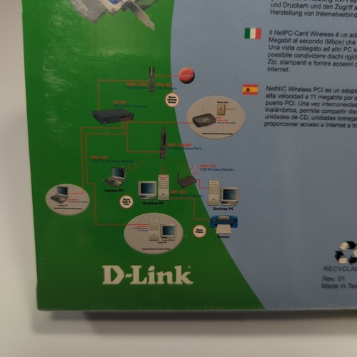 Neteasy By D-Link DRC-500 Wireless PCI Network Adapter For Desktop NetNIC 11Mbps - Photo 8/15