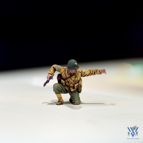 1:35 US Infantry – Omaha Beach 1944, Set of 6 Painted Soldiers (Pre-Order) - Picture 3 of 22