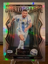 2024-25 Panini Select FIFA Lionel Messi Unstoppable Silver Prizm