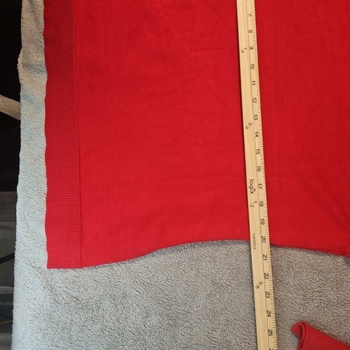 Calvin Klein Women XL Red Gold Button NWT Retro Y2k Boho Cottage Holiday[1C] - Picture 12 of 17