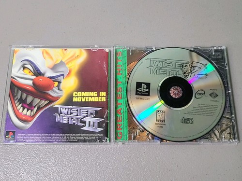 Twisted Metal 2 (Sony PlayStation 1, 1997) PS1 CIB con scheda reg testata *Leggi* - Foto 2 di 9