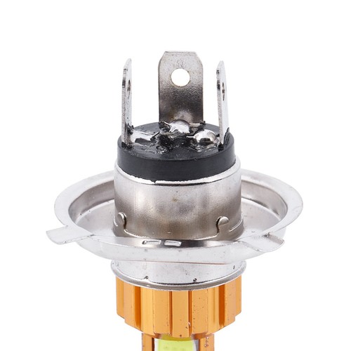 2X H4 18W 2000LM Motorcycle LED Headlight Bulb 3 COB Hi/Lo Super Bright2755 - Foto 4 di 9