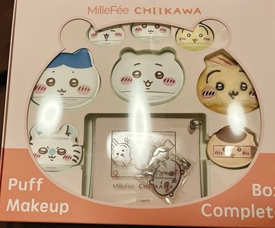 Chiikawa MilleFee Make-up Puff Complete Box Set 8pcs Limited Collaboration Neu