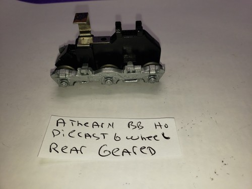 DIECAST ATHEARN GEARED 6 WHEEL REAR POWER TRUCK WITH POWER BAR - Picture 2 of 13