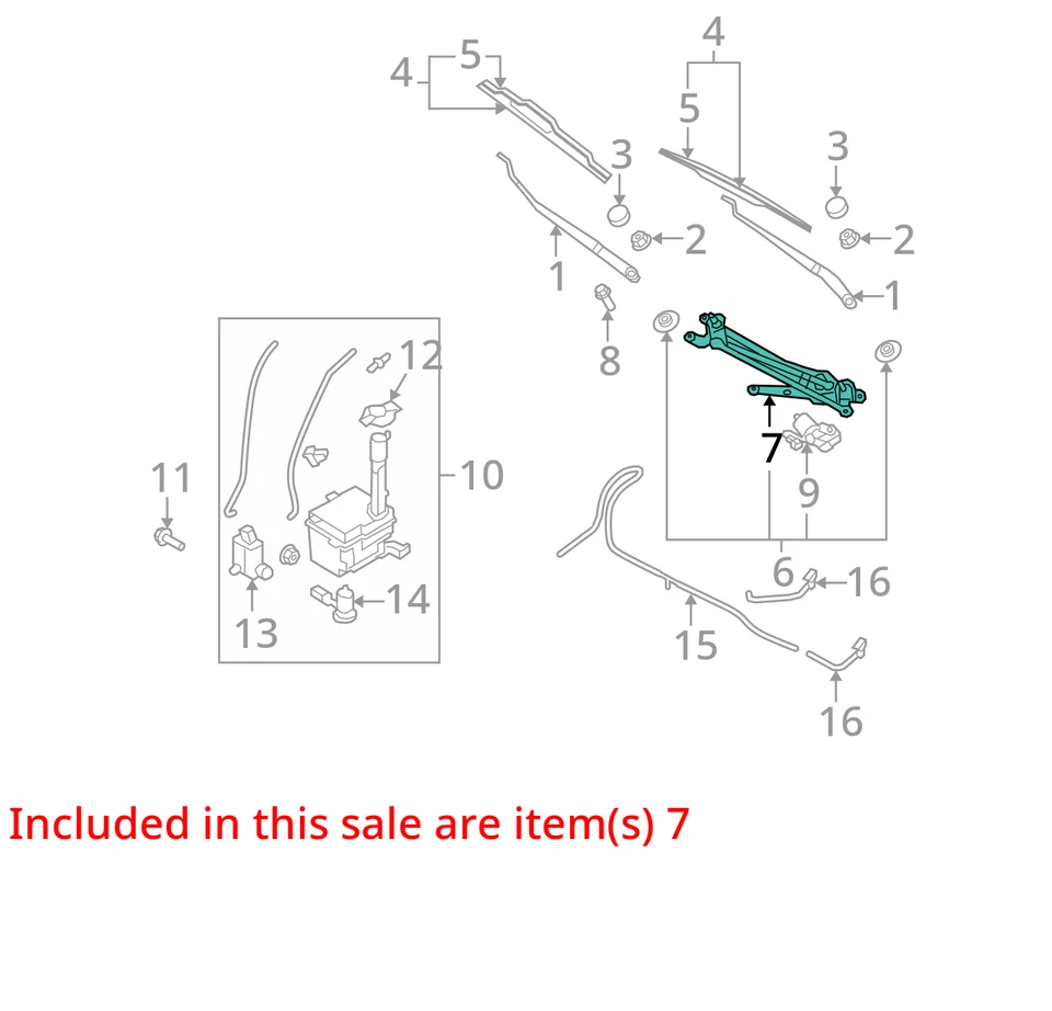 Kia Rondo 2010 limpiaparabrisas transmisión OEM 58 k millas - LKQ379089061 Foto 4 de 4