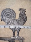 Broken Rooster Weather Vane