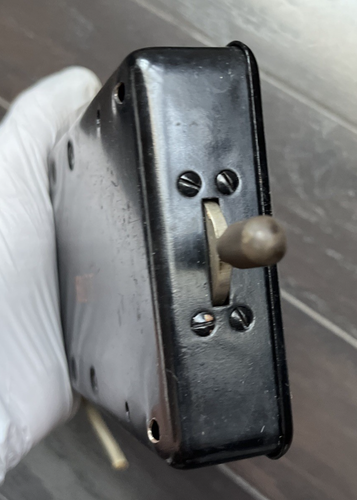 Vintage Western Electric Typ 6017-E Schlüsselschalter in Metallbox Klingelanlage ungeprüft - Bild 5 von 17