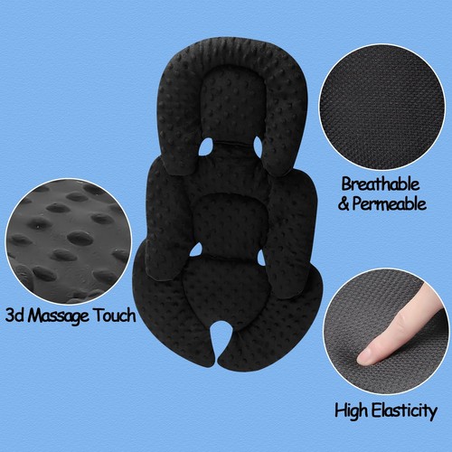 Infant Car Seat Insert, 2-in-1 Reversible Infant Car Seat Head Support for Gi... - Picture 3 of 7