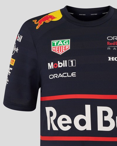 Red Bull Racing F1 Kid's 2025 Team T-Shirt - Youth Navy - Bild 5 von 6
