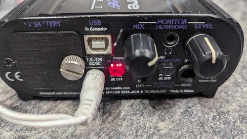 ART USB Dual Pre Project Series 2 channel Mic Preamp Computer Interface w/ Power - Picture 2 of 17