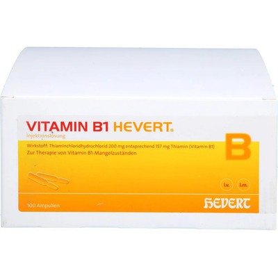 Vitamin b1 Hevert Ampullen 100X2ml - PZN 3919962
