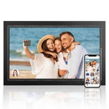 Urao Digital Picture Frame by Large 32GB WiFi Digital Photo Frame, 15.6 inch