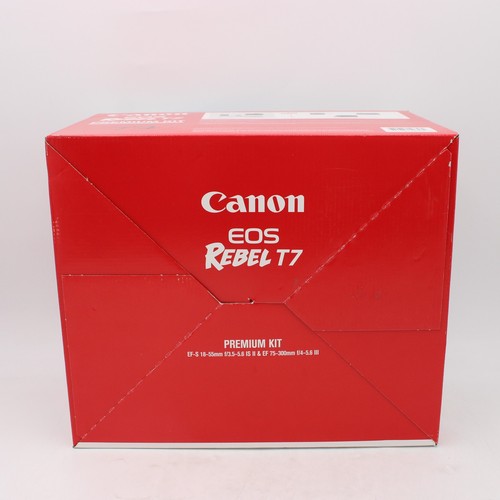 Canon EOS Rebel T7 24.1 MP Digital SLR Premium Camera Kit 2727C021 - Zdjęcie 7 z 8
