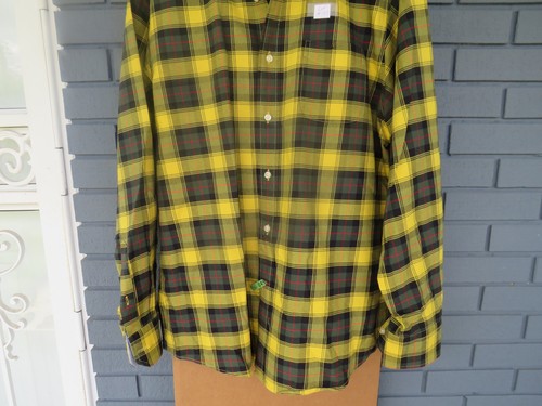 LOTTO CAMICIA CREMIEUX CLASSICS UOMO taglia Large manica lunga tartan plaid cotone #127 - Foto 5 di 13