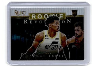 2022-23 Select Rookie Revolution Silver Prizm Ochai Agbaji RC Utah Jazz #20