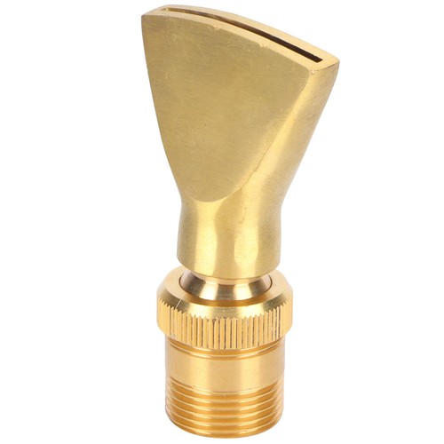 Boquilla de fuente de agua de chorro de ventilador ajustable de latón para aspersor de estanque G1/2 G3/4 - Imagen 12 de 12