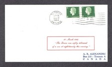 Canada History - 1964 - Birth of Prince Edward March 10th , Scott # 402