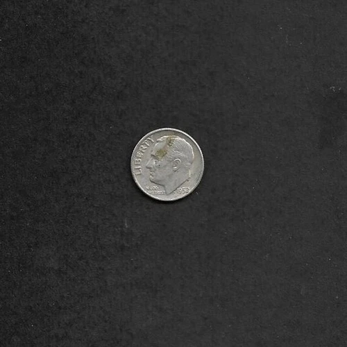 1952 Franklin Roosevelt Dime, Denver Mint, Very Good/Excellent, All Legible