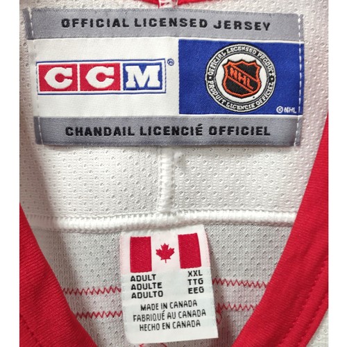 Vintage CCM Detroit Red Wings Curtis Joseph #31 Hockey Trikot XXL weiß - Bild 3 von 6