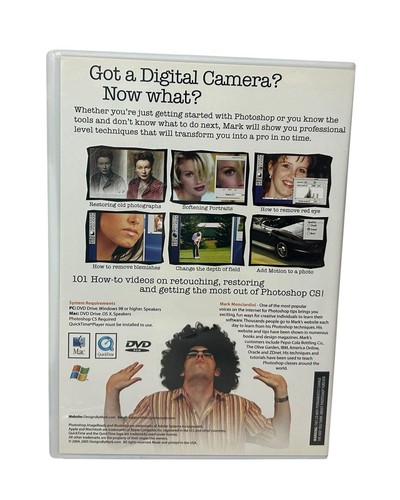 101 Totally Awesome Photo Tips In Photoshop CS PC MAC DVD TUTORIAL learn edit + - Picture 2 of 2