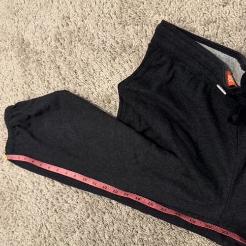 Nike Athletic Capri Jogger Women Small Crop Sweatpants Charcoal Gray Lounge Pant - Picture 6 of 12