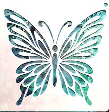 Butterfly Stencil For Painting Or Crafting - 6X6" Detailed DIY Wall Art