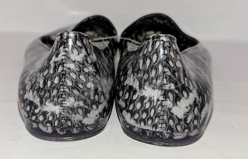 Melissa x Jason Wu Jelly Shoes Flats Reptile Snake Pattern Black Gray Sz 8 NEW! - Picture 7 of 15