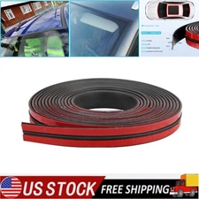 19MMx5M Truck Car Roof Windshield Rubber Seal Strip Trim Edge Molding Protector