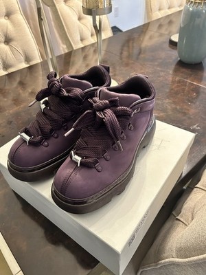 Burberry Nubuck Trek Boot Purple 