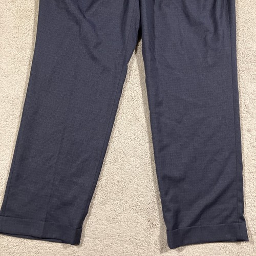 Ralph Lauren Dress Pants Mens 34x29 (Actual 32x27.5) Blue Formal Old Money - Picture 2 of 14