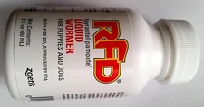 Zoetis Rdf Liquid Wormer for Puppies Dogs Dewormer Broad Spectrum 60ml