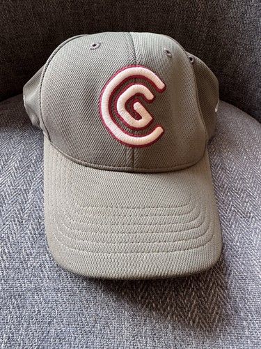 Cleveland Golf Mütze Kappe Erwachsene grau rot weiß Logo Spruch verstellbar