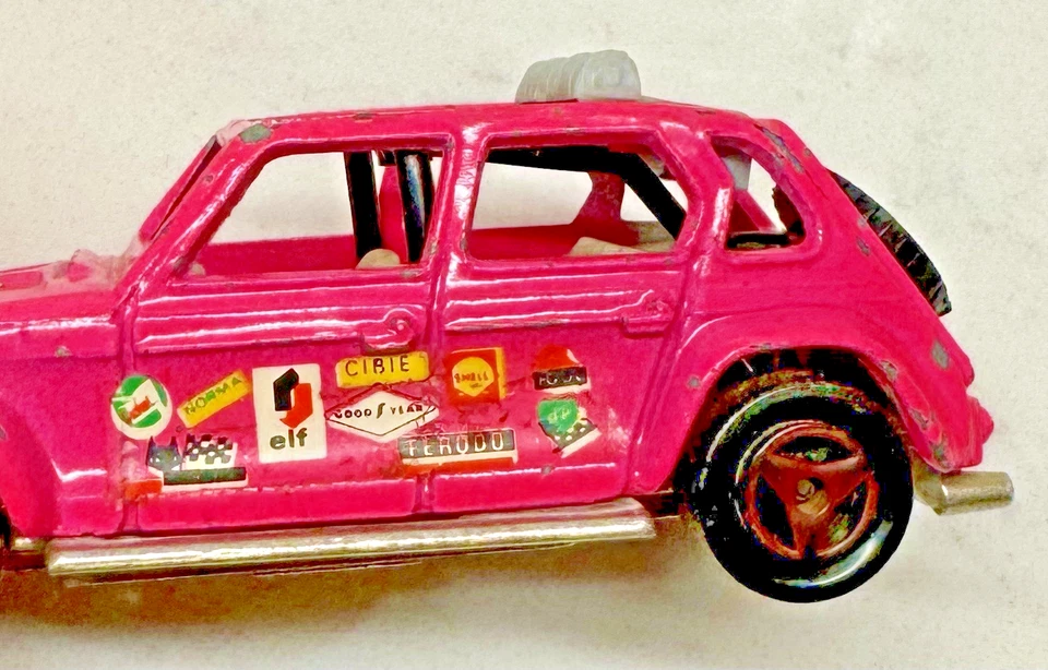 Rare Vintage Majorette Citroen Dyane Maharadjah Rally 1:64 - 237 Pink #13 - Image 2 of 4