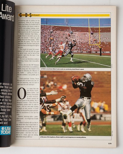 GAMEDAY MAGAZINE 49ERS vs Saints Nov 6, 1989 - Foto 3 di 3