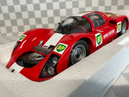 1/18 MINICHAMPS 906E BP RÉCORD MUNDIAL FUNCIONA MONZA 1967 EDICIÓN LIMITADA SIN CAJA - Imagen 3 de 21