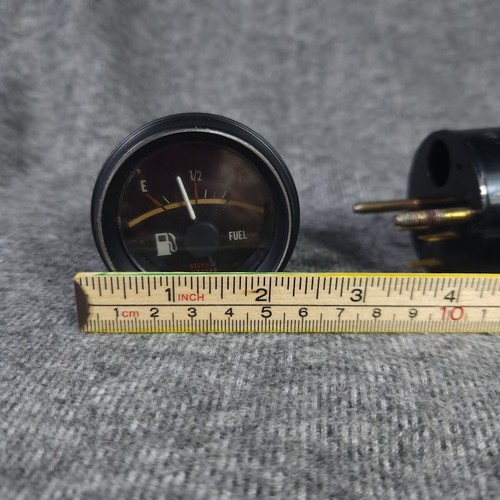2 1/4" Vintage Stewart Warner SW Fuel Gas Gauge Hot Rod Vintage - Foto 6 di 6