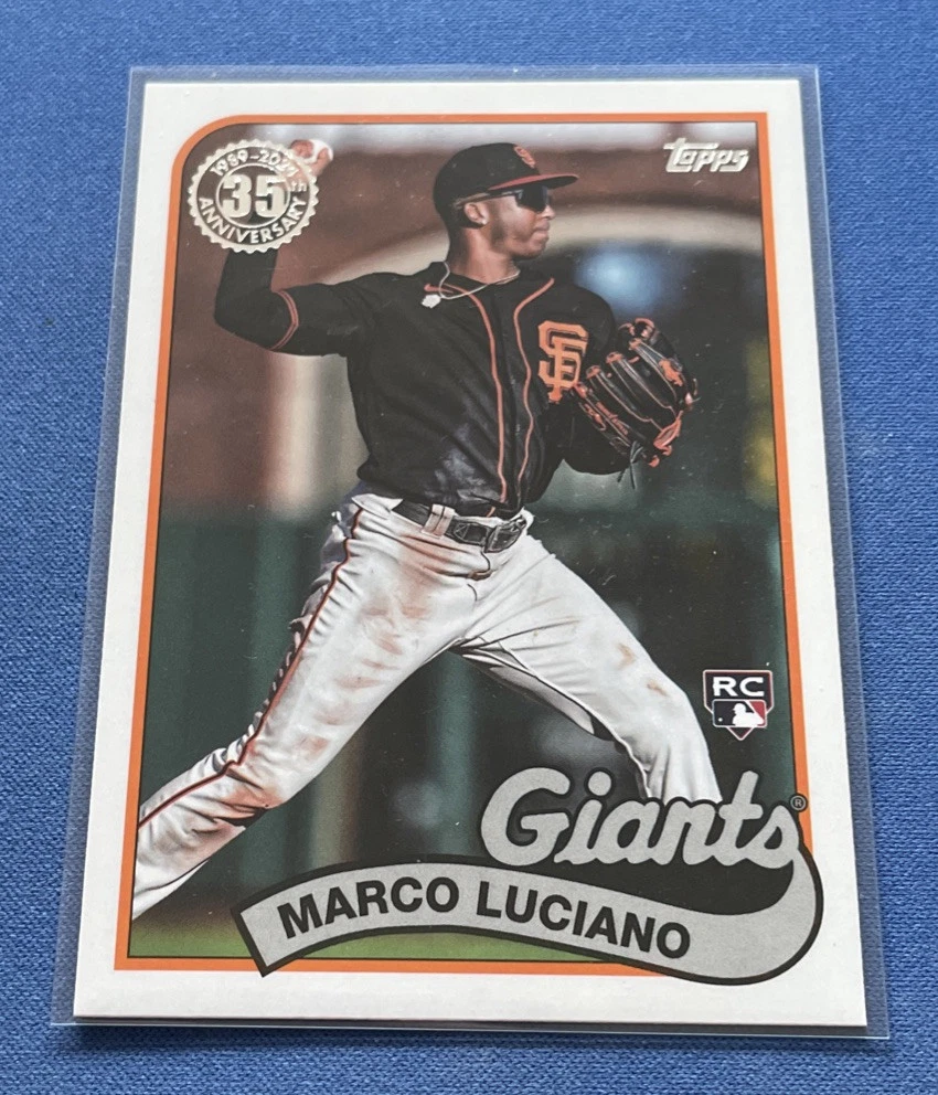 2024 Topps Series 1 1989 Topps Baseball #89B-11 Marco Luciano RC Giants